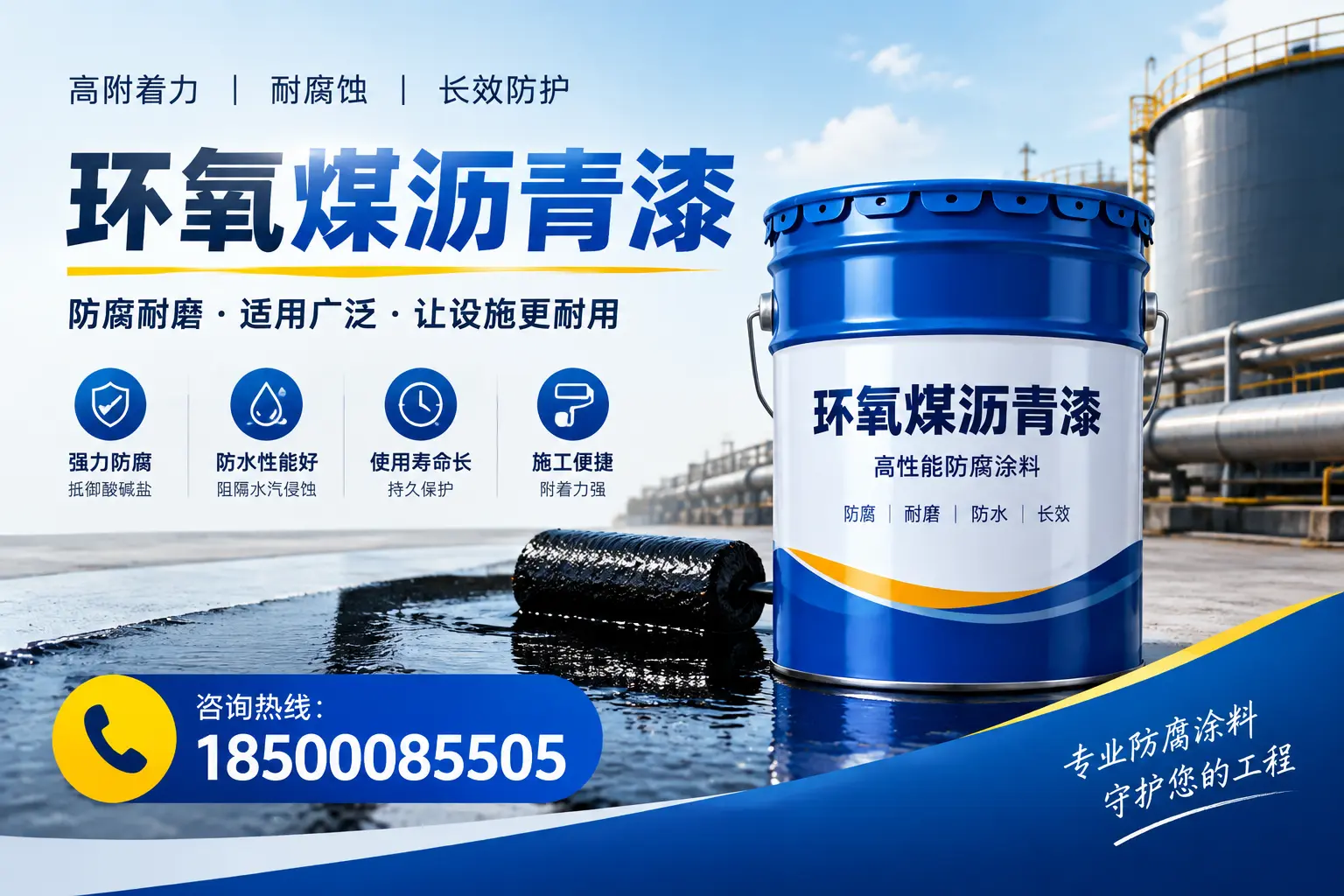 环氧煤沥青漆与其他涂料的对比分析,助力大名企业决策